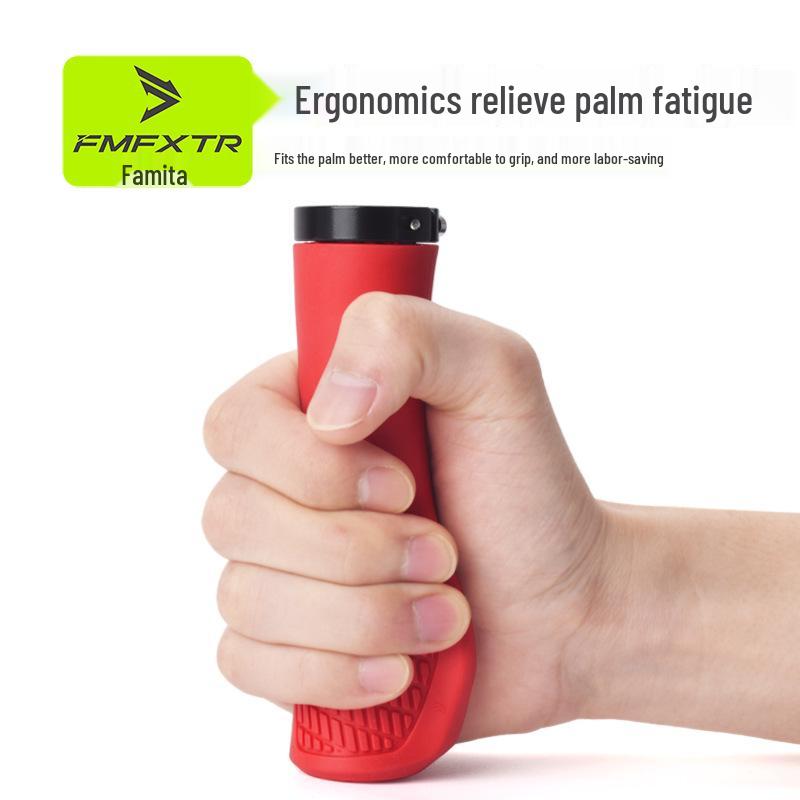 Cross-Border Non-Slip Single Lock Bicycle Handlebar Grip Gloves for Folding and Mountain Bikes
