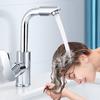 Rotatable Basin Faucet For Kitchen and Bathroom Dual-use Splash-proof Hot and Cold Water Faucet