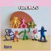 Colorful Roblox Rainbow Friends Figure Toy Set For Kids 8pcs Model Decoration Dolls