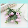 Rose Bud Simulation Flower Wedding Decoration Home Living Room Flower Decoration