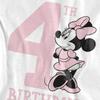 Disney Childrens/Kids Minnie Mouse 4th Birthday T-Shirt