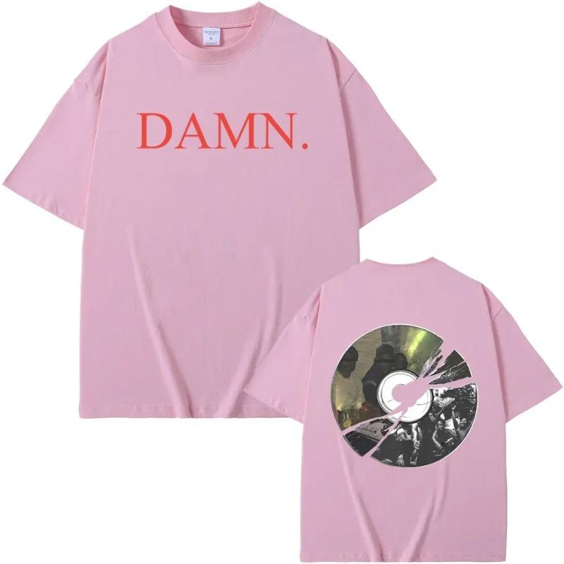 Rapper Kendrick Lamar DAMN To Pimp A Butterfly Mr. Morale & The Big Steppers Album Graphic Print Tshirt Male Hip Hop Casual Tees