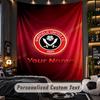 TapestrySheffield United FC Custom Name Text Personalized Wall Hanging Tapestry Home Wall Decor
