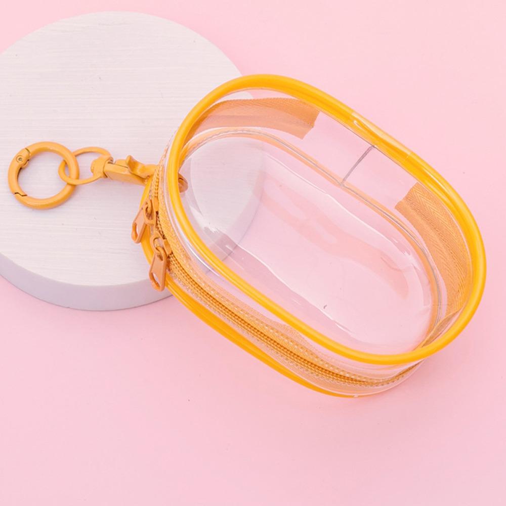 Прозрачная сумка для хранения кабеля данных с брелком для ключей, цифровая сумка для хранения, зарядное устройство для телефона