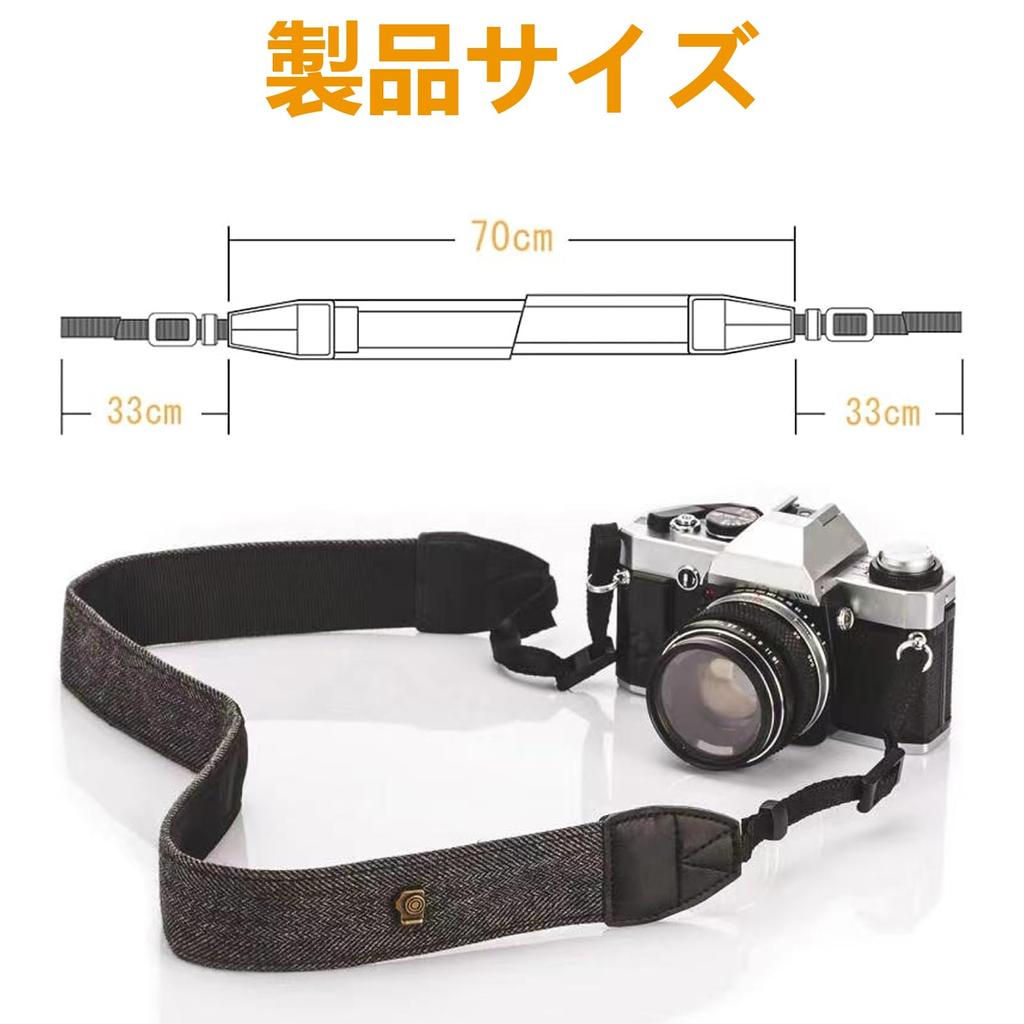 Ремень на шею для камеры Универсальный плечевой ремень для цифровых зеркальных камер с адаптером для подключения Регулируемая длина Стильный шейный ремень для цифровых зеркальных камер