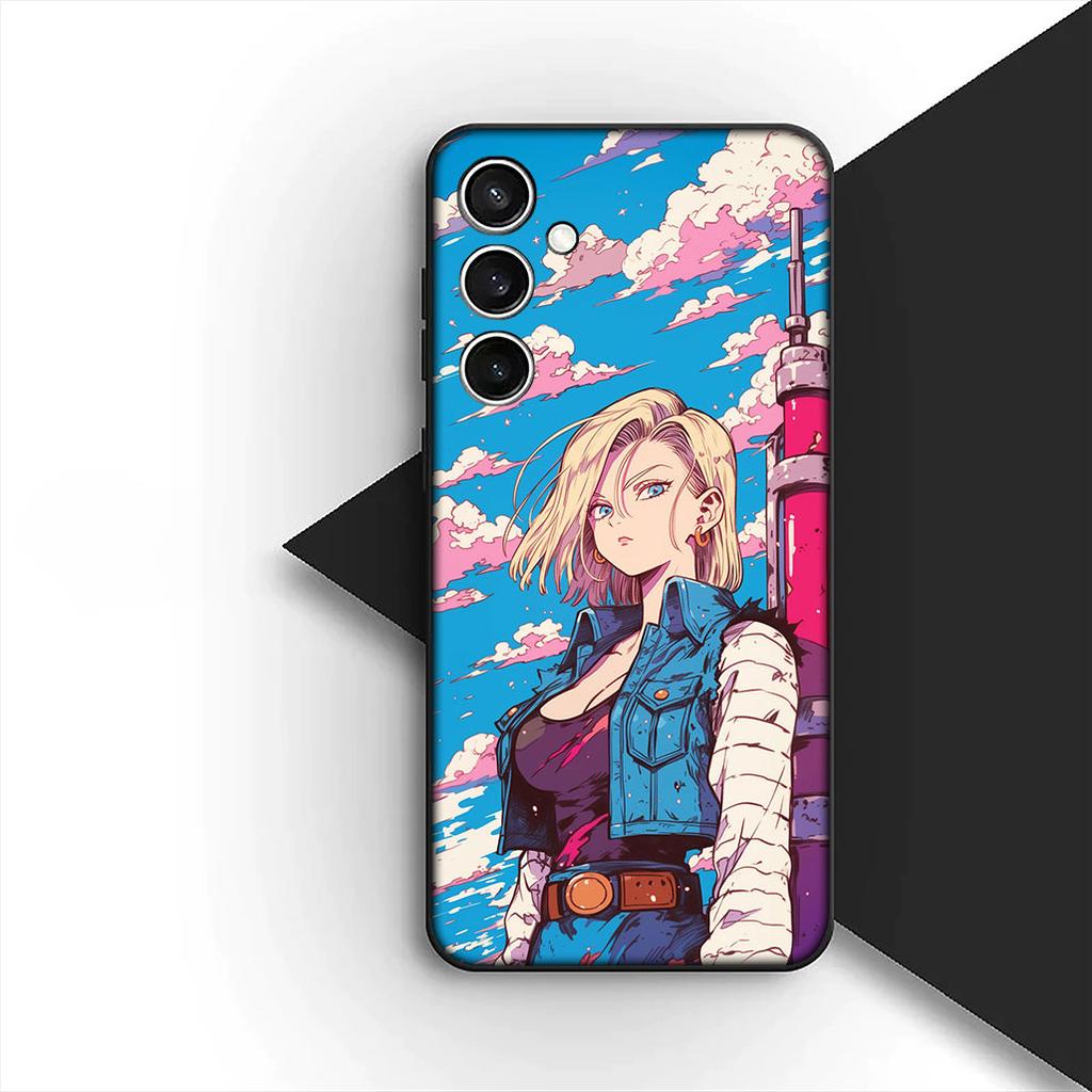 Android 18 Dragon Goku Ball Z Cover for Motorola Moto Edge 70 60 Fusion NEO Pro G Stylus G56 G96 G04 G05 20 Coque Phone Case