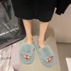 Classic Winter Fluffy Women Slippers Soft Plush Cozy House Slipper Furry Open Toe Indoor Casual Warm Plush Shoes