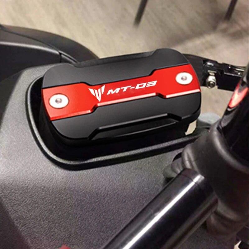 For Yamaha MT03 MT-03 2015-   2022 Motorcycle Front and Rear Brake Cylinder Main Fuel Tank Cap Fuel Cap Accessories