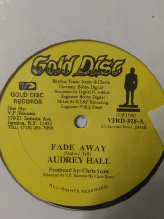 12inch Record AUDREY HALL Fade Away VPRD928 Gold Disc 1992 US Reggae Ska Dub Used