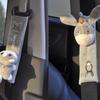23cm Cute Cartoon Car Seat Belt Shoulder Pad Soft Plush Safety Belt Cushion Cover for Auto