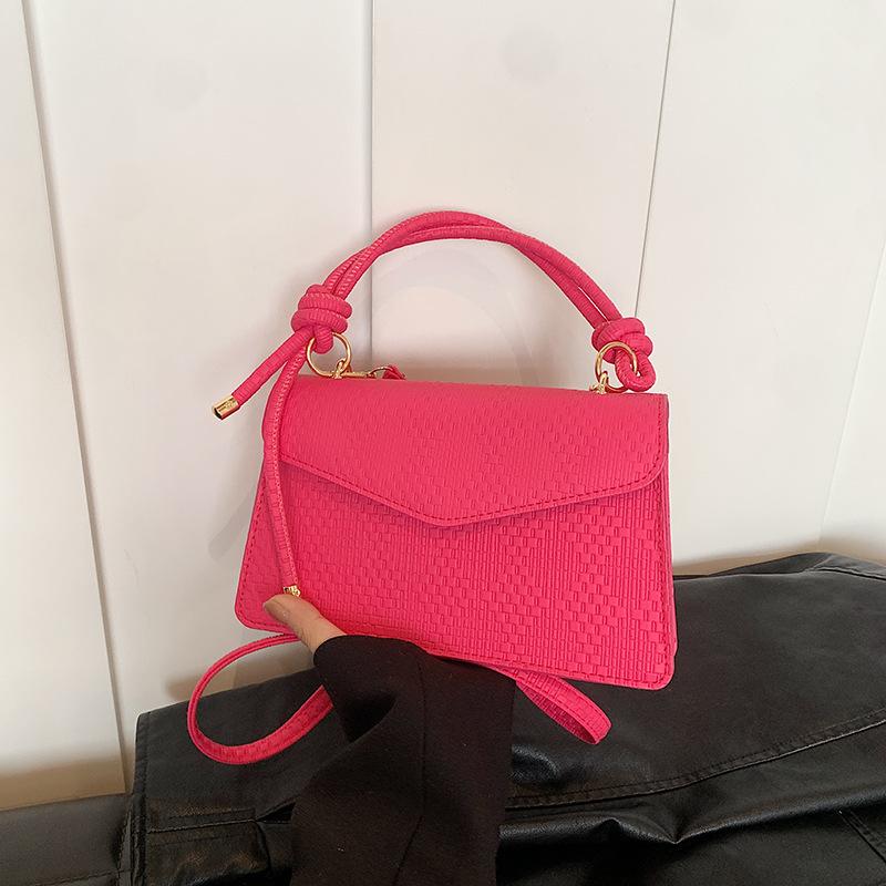 Сумка Niche Bag Осень и зима Новая модная сумка через плечо для женщин Ins Hand-плетеная сумка на одно плечо