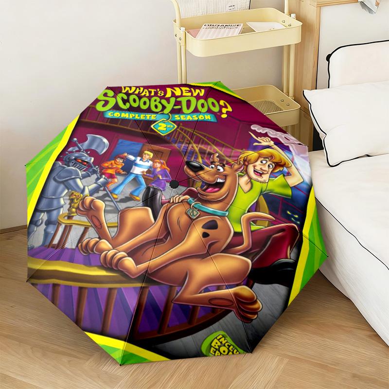 Halloween fantasy comedy adventure cartoon movie Scooby-Doo umbrella is suitable for all seasons, including home travel and outdoor activities Y13