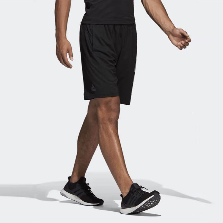 adidas FW22 однотонные повседневные спортивные шорты с логотипом и принтом, мужские брюки черного цвета DU0934