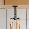 Kitchen Hook Multi-Purpose Hooks 360 Degrees Rotated Rotatable Rack For Organizer and Storage Spoon Hanger Accessories