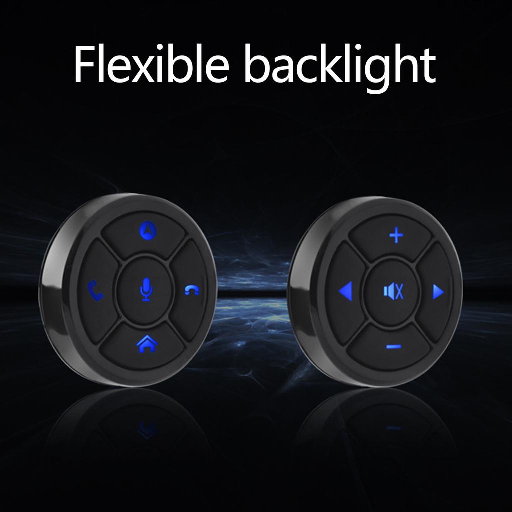 Автомобильный мультимедийный навигационный беспроводной пульт дистанционного управления с подсветкой кнопок, подходит для темных помещений, дальность действия 10 м