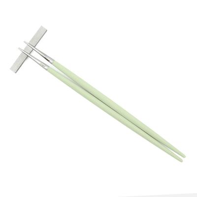 Набор палочек для еды и подставок Cutipol GOA Celadon Silver G029CE