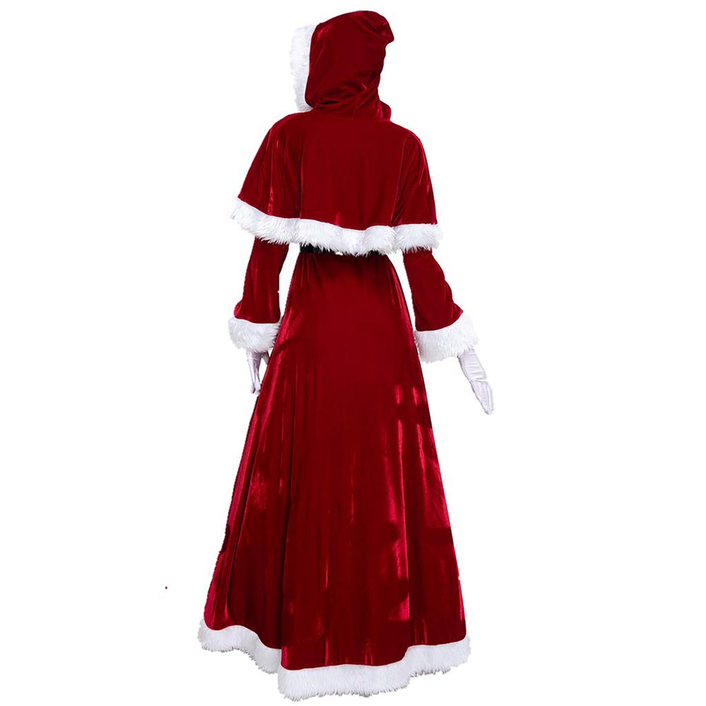 Fashion Women Christmas Cosplay Princess Dress Vintage Witch Dress