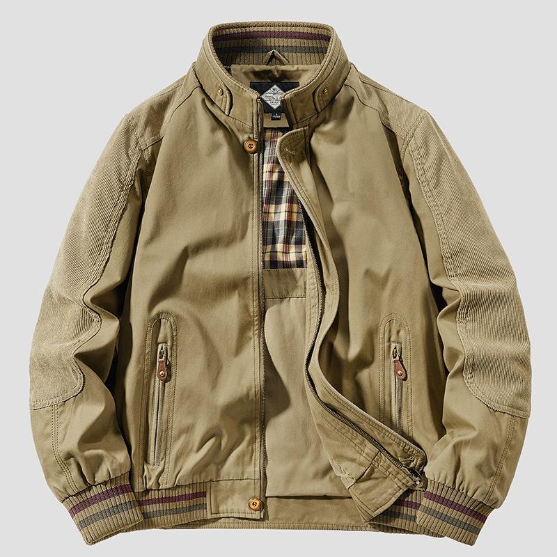 Spring Autumn Jacket Stand Collar Slim Men Fashion Casual Warm Jacket Coat Large Size 5XL Outwear Men