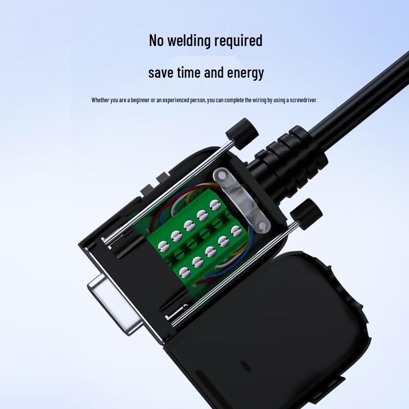 DB9 Solderless Connector for PLC RS485 CAN Bus