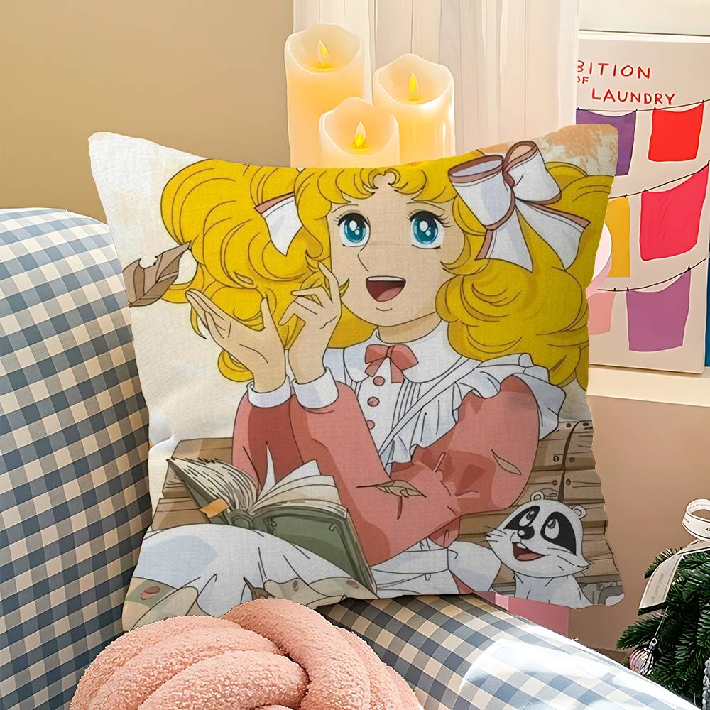 Japanese CCandy Candy Pillowcase toon Gift Cushion Cover Bedroom Home Sofa Chair Seat Decor pillow case