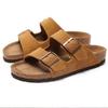 Large Size Flat Slippers Women's Retro Belt Buckle Sandals Women's