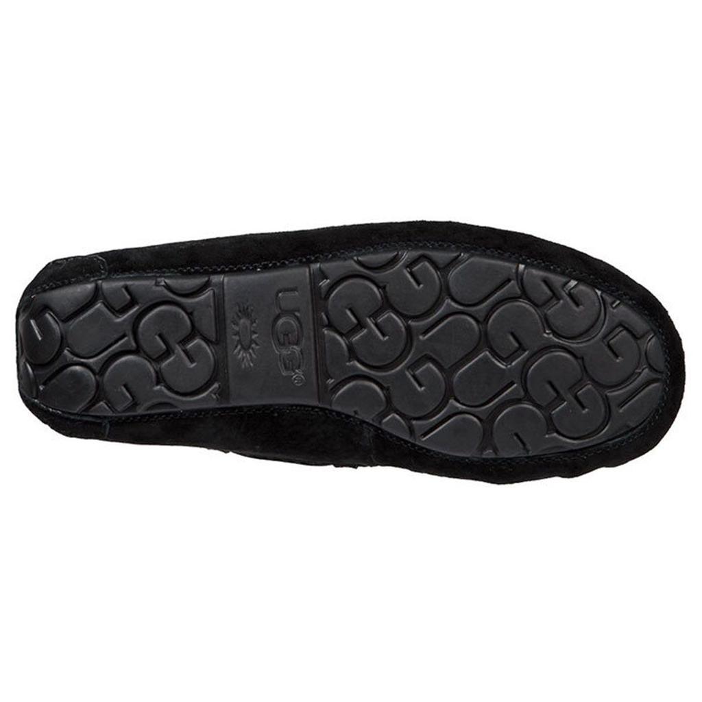 UGG Женские тапочки Ansley Bow Glimmer с флисовой подкладкой, черные 1019015-BLK