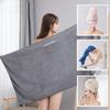 Large Dry Hair Cap Solid Color Quick Drying Turban New Hair Towel Wrap  Bath