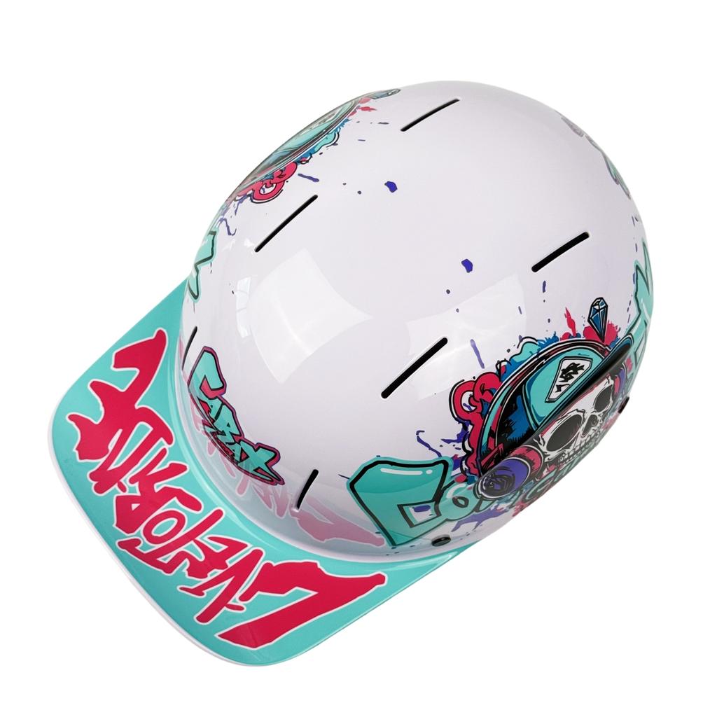 NEW Motorcycle Vintage Retro Helmets Baseball cap helmet Men Women Adult Scooter Half Face Vintage Summer Cap