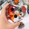 Clause Snowman House Shape Christmas Hanging Ornaments Xmas Tree Decorations Truck Car Pendants