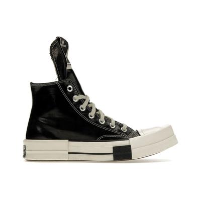 Rick Owens x TURBODRK Chuck 70 High Черный лак Унисекс Кроссовки Egret Кость-белый A01291C