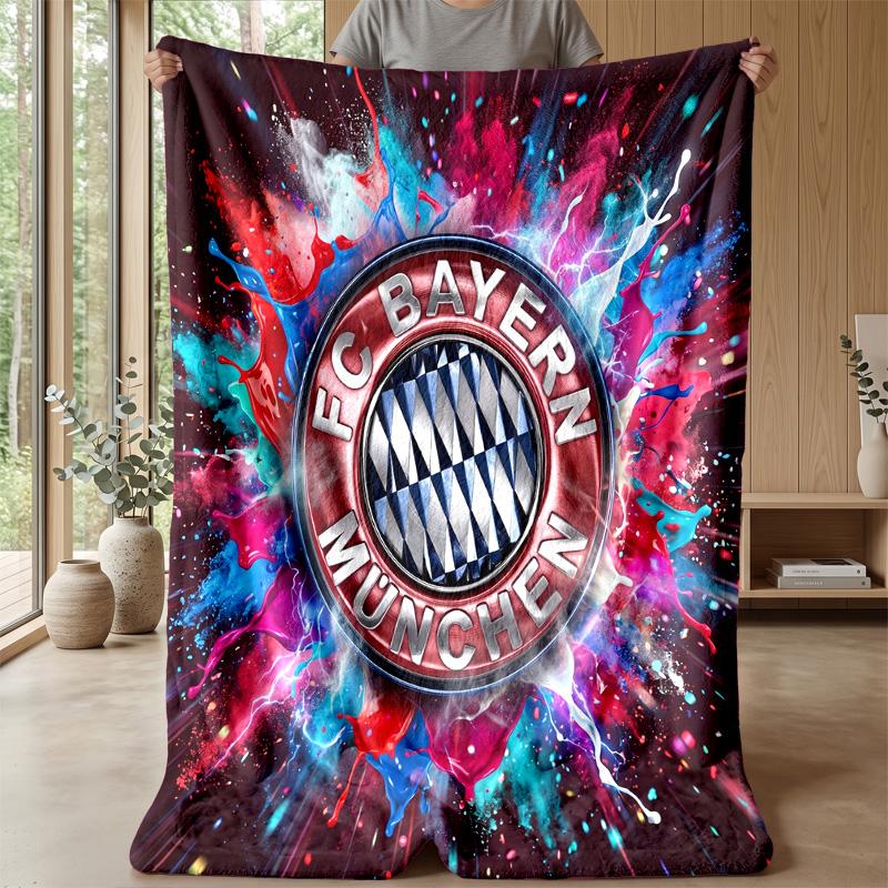 Bayern Munich Theme blanket Soft Flannel Blanket Plush Throw Blanket Cozy Sofa Bed Blanket for Home Decor