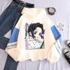 Japanese Anime Demon Slayer Kochou Shinobu Kawaii Cartoon Print Men Women Hoodies Kimetsu No Yaiba Sweatshirt Harajuku Pullover