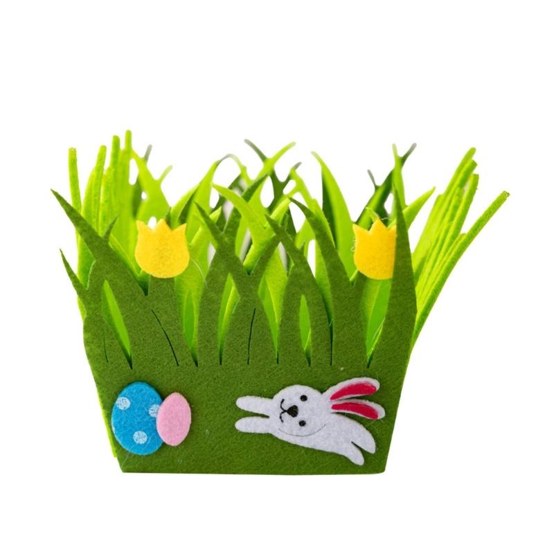 Яркая пасхальная корзина из нетканого материала с красивым рисунком. Идеально подходит для семейных встреч и школьных мероприятий. Легко чистить.
