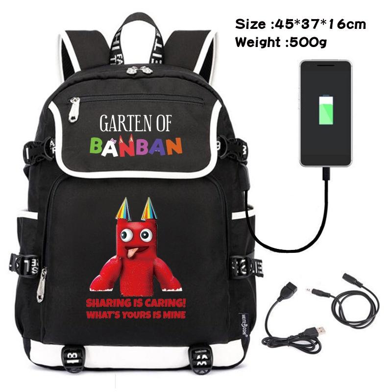 Garten Of Banban Large-capacity Waterproof Usb Charging Schoolbag Backpack Gifts