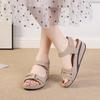 Summer Sandals Women Shoes Retro Wedges Sandals Soft Breathable Anti -Slip Shoes Lady Outdoor Casual Sandal Plus Size Sandales