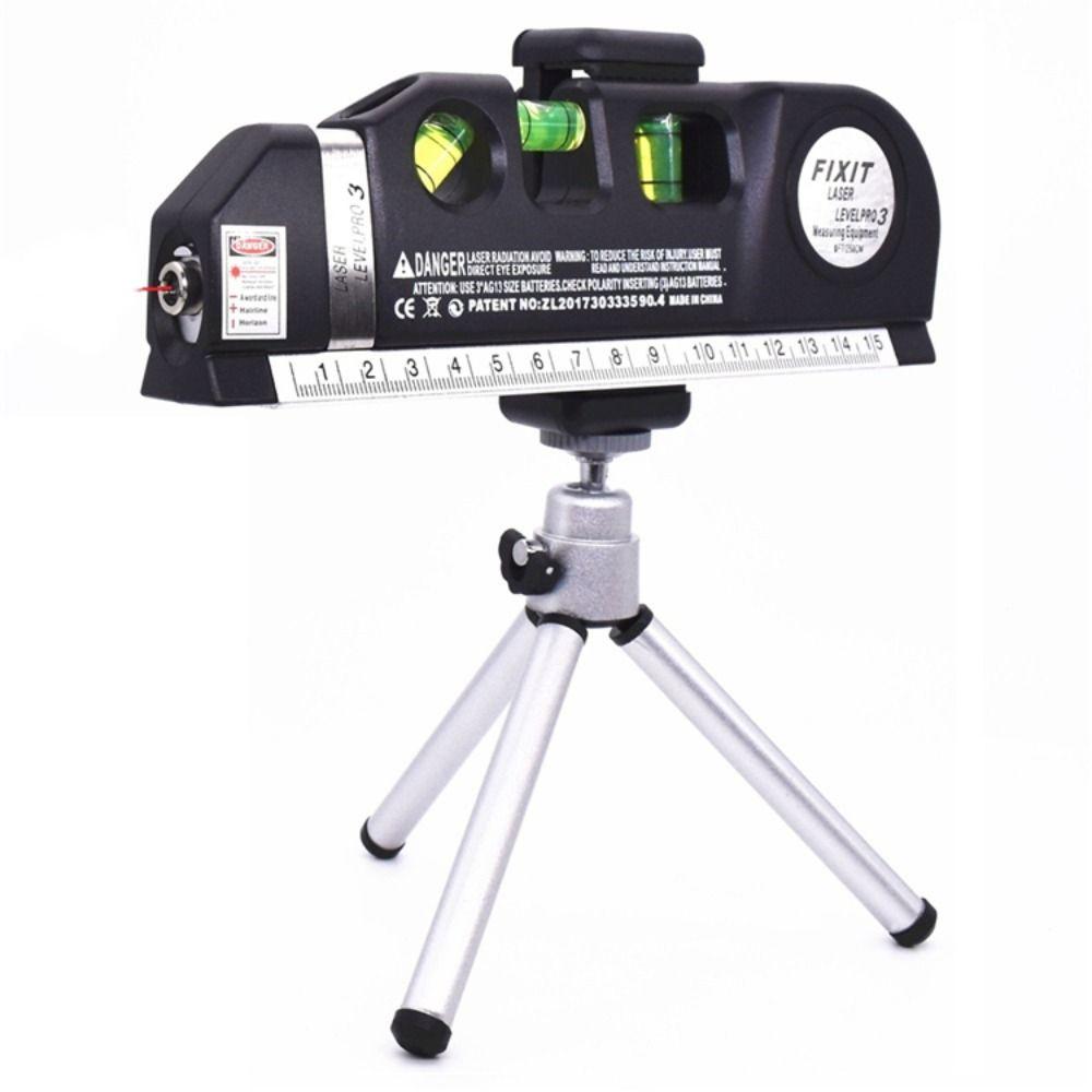 Standard Ruler Laser Level Adjustable Laser Ruler Multipurpose Cross Line Lasers Woodworking