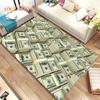 3D иллюзия, доллар, евро, деньги, узор, коврик, ковер для дома, гостиной, спальни, дивана, коврик для двери, детский нескользящий напольный коврик