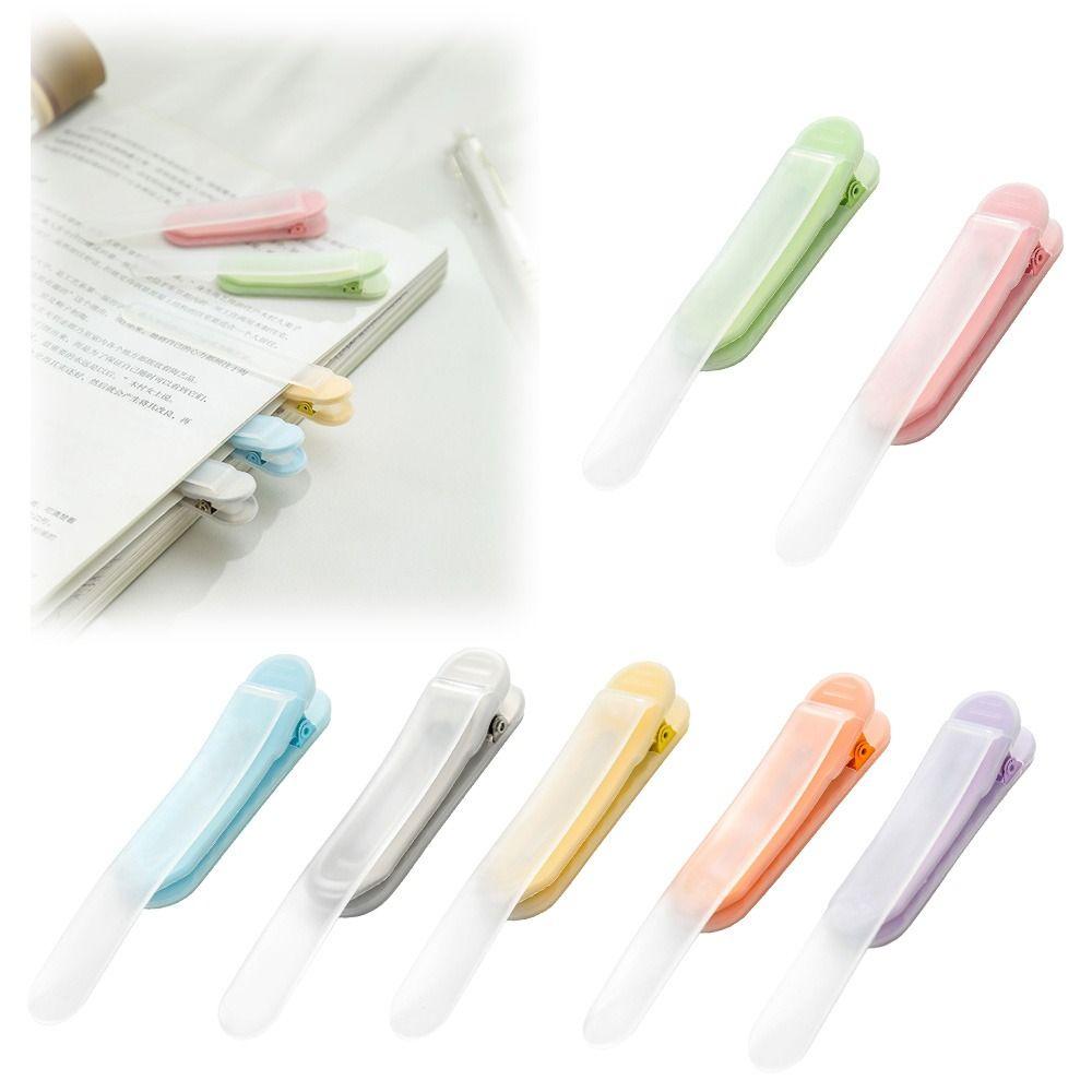 Reusable Page Following Bookmark Portable Book Page Holder New Reading Marker Student Stationery