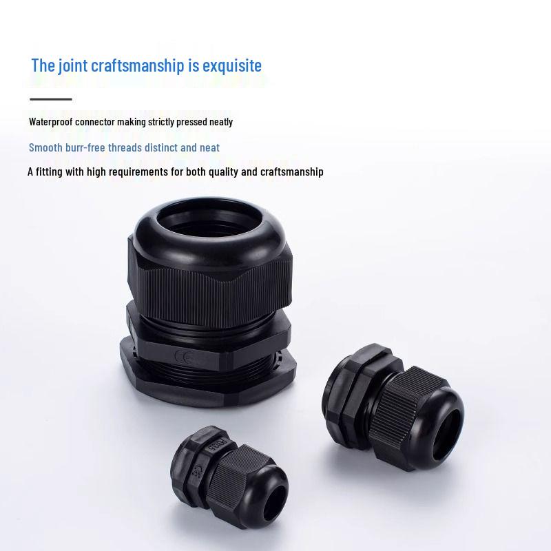Nylon Waterproof Male Thread Cable Gland Connector