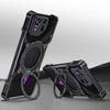 Магнитный металлический чехол без оправы для Asus ROG Phone 8 Pro, бампер из алюминиевого сплава, вращающееся на 360° кольцо-подставка, защитная рамка для объектива