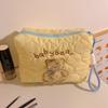 Cartoon Puppy Embroidered Cosmetic Bag INS Portable Makeup Bag Creative Bear Storage Bag  Outdoor