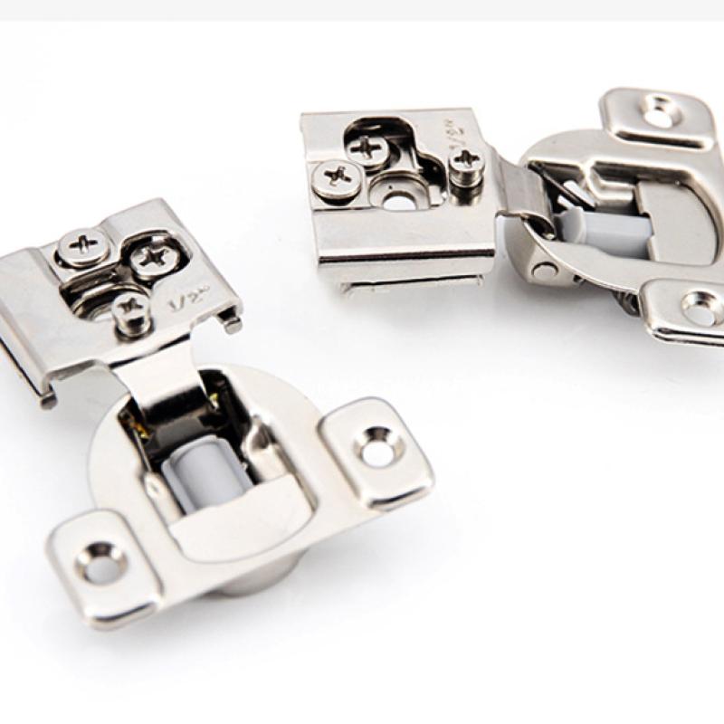 Three-dimensional Adjustable Hinge American Short Arm Hinge Mute Hinge American Hinge Cabinet Door Cushioning Damping