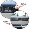 Glossy Black Safety Door Lock Switch Cover Trim For Hummer H2  2003-07