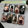 Чехол для телефона Эммы Уотсон Для iPhone17,16,15,14,13,12,11 Plus,Pro Магнитный Для Magsafe Беспроводной Зарядки