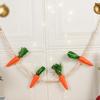 Carrot Decorations Easter Carrot Banner String Vivid Durable Unique Adorable Easter Carrot Ornament For Wall Window Fireplace