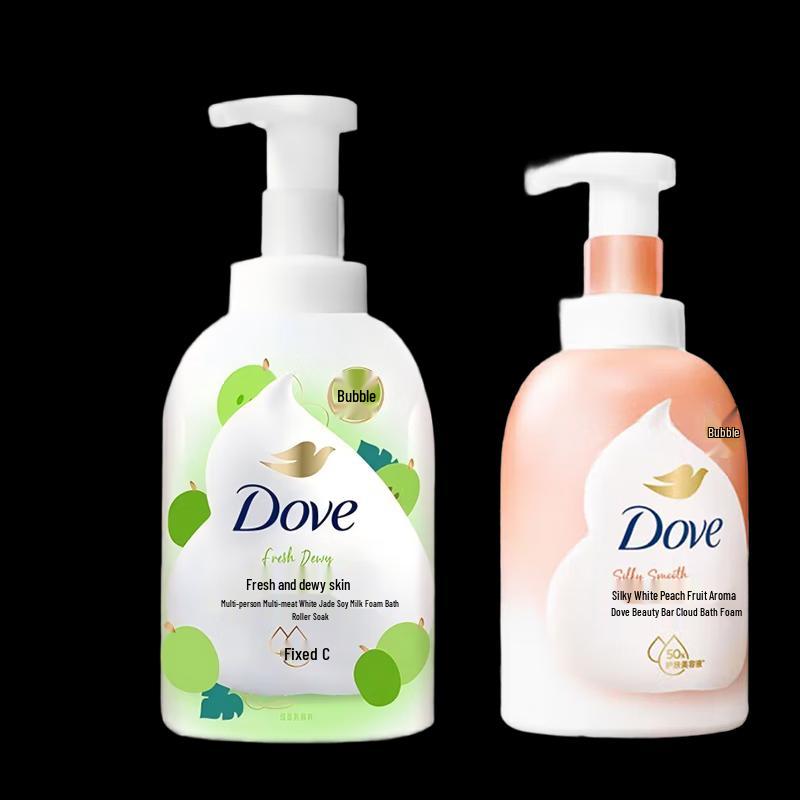 DOVE Набор пены для ванны «Белый персик и грейпфрут»
