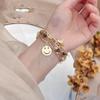 Модный богемный цветочный браслет с подвеской в ​​форме листа-бабочки, многослойный браслет из бисера с характером