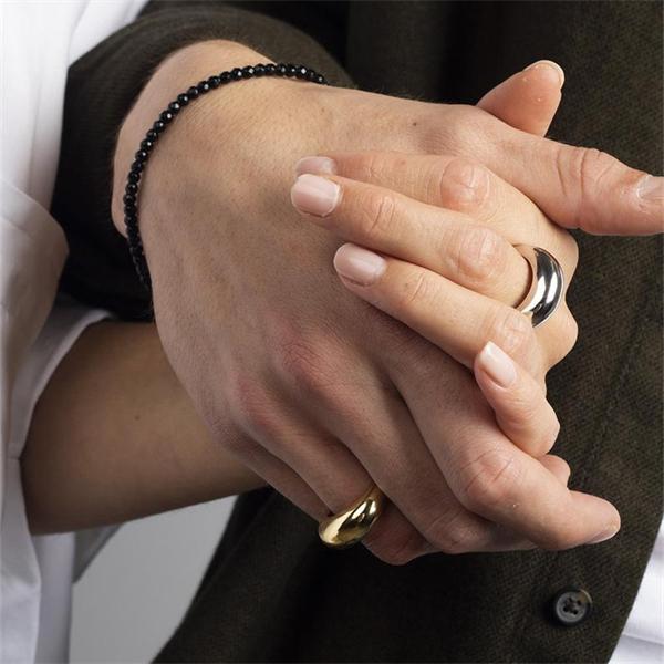 Модное массивное кольцо золотого цвета для женщин и мужчин, минималистское кольцо с куполом для свадьбы, помолвки, вечеринки, ювелирные изделия, подарки