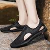 Mesh Shoes Summer Breathable Hollow Men's Shoes One Foot Stirrup Lightweight Anti Casual Slip Beach Shoes