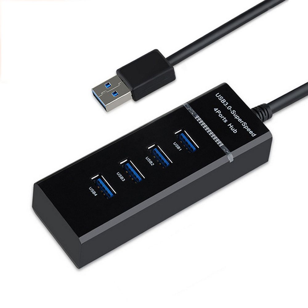 Новейший Plug and Play Высокоскоростной Универсальный USB 3.0 Хаб-Разветвитель 4 Порта Адаптер Синхронизации Данных